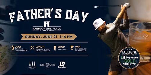 Father's Day at Harbourside The Woods x Dryvebox Golf Simulator 