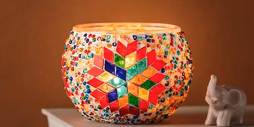 Mosaic Candle Holder