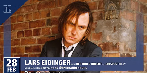 Lars Eidinger liest und singt Brechts "Hauspostille" | Neue Gebl\u00e4sehalle Neunkirchen\/Saar