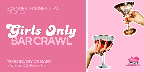 Girls Night: Girls Only Bar Crawl | Saturday 13th December
