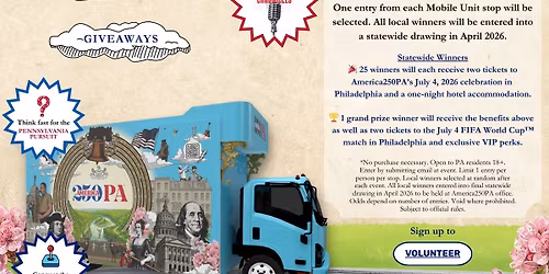 America 250 PA Experiential Unit - Bushkill Twp. Carnival