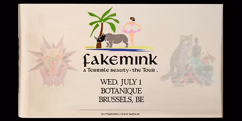 fakemink \u2022 Botanique (last tickets!)