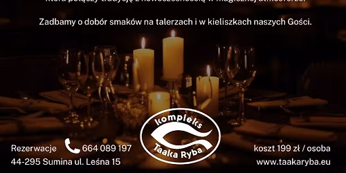 Andrzejkowa kolacja degustacyjna 