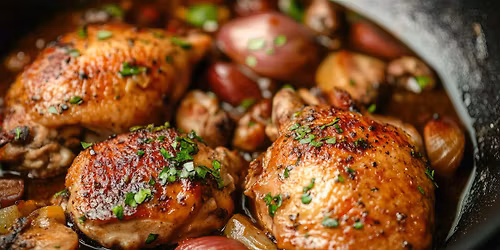 Cooking with Wine: Coq au Vin, Onion Soup, Crepes Suzette BYOB