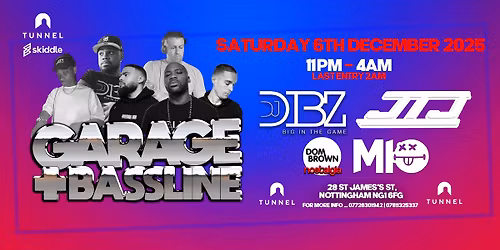4Play presents: Garage and Bassline 6th December 2025