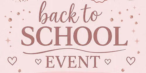 Back To School Event