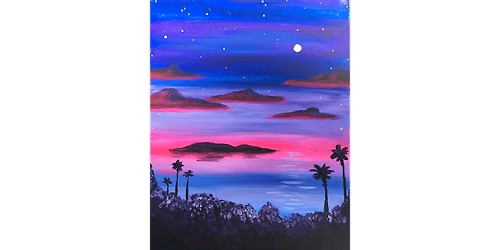 Catalina Moonrise - Paint and Sip in Sacramento | Classpop!\u2122