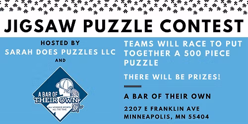 Team Jigsaw Puzzle Contest at A Bar Of Their Own - November 2025