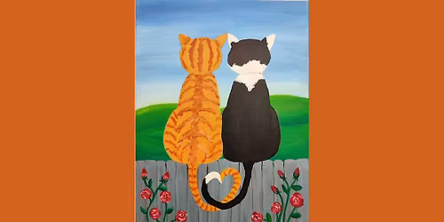 Love Cats Acrylic painting workshop for beginners