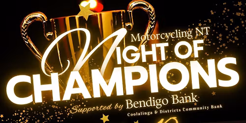 Motorcycling NT Night of Champions supported by Bendigo Bank