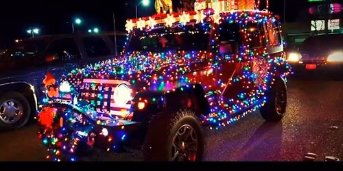 Toys for Tots Lighted Jeep parade