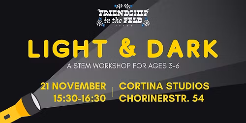 Light and Dark: A STEM Workshop for Ages 3-6