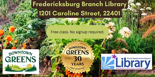 Library Class - Garden Design and Planning