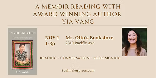 A Memoir Reading and Conversation with Award-Winning Author Yia Vang