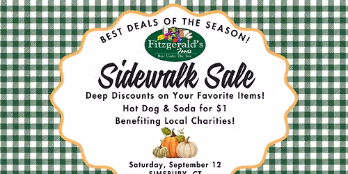 Fitzgerald's Foods Sidewalk Sale