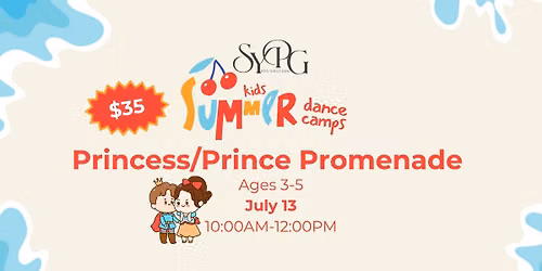 Princess\/Prince Promenade Dance Camp