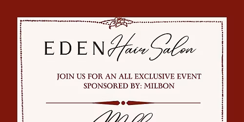MILBON Launch Party at Eden Hair Salon