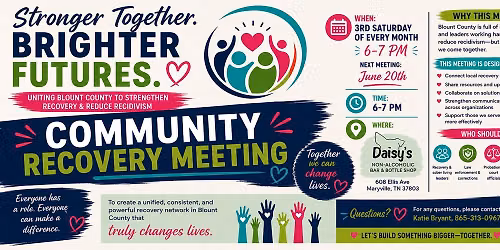 Blount County Community Recovery Meeting & Board Formation
