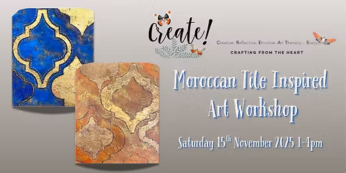 Moroccan Tile Inspired Art Workshop