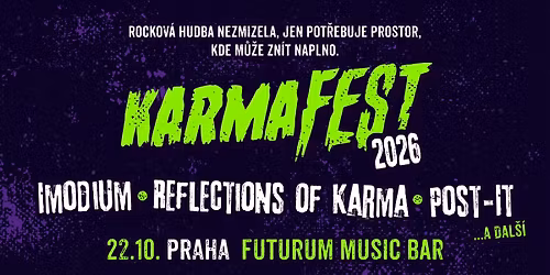 KarmaFest '26 (Mini) \u2013 Praha, Futurum Music Bar