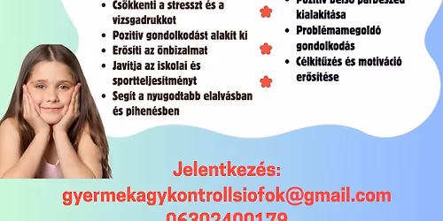 Gyerekagykontroll tanfolyam, Tam\u00e1si 