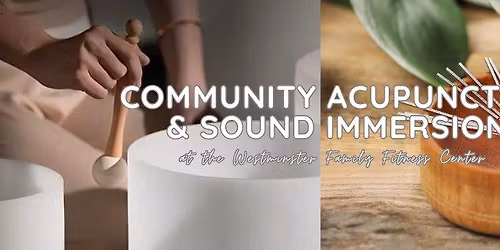 Community Acupuncture & Sound Immersion - SOLD OUT