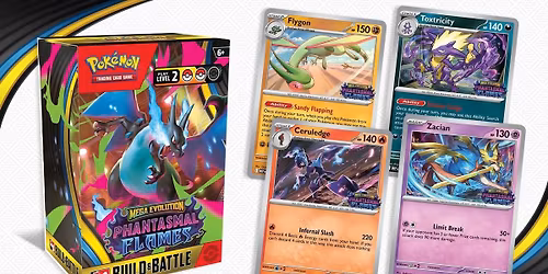 Pokemon PHANTASMAL FLAMES Pre-release