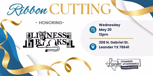 Ribbon Cutting: Lioness Books
