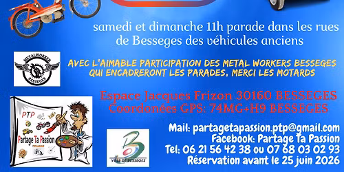 6\u00e8me bourse auto moto cyclo 30160 BESSEGES