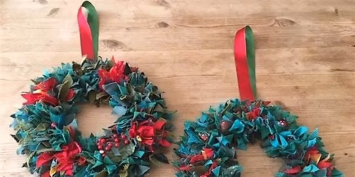 Festive Rag Wreaths