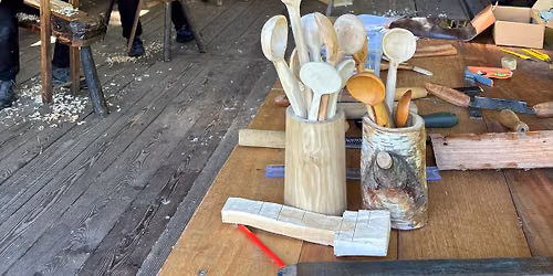 Gweithdu Cerfio Llwy Cawl \/ Spoon Carving Workshop