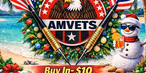 All Men's \/ all women's separate LOTD Dart Tournament to raise money for Kimmie's Veterans Christmas