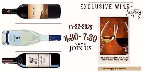 Elegance of Marchesi Antinori & Stags' Leap\u2013 Exclusive Tasting Event