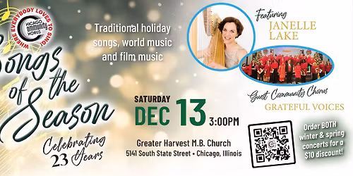 Songs of the Season Concert!