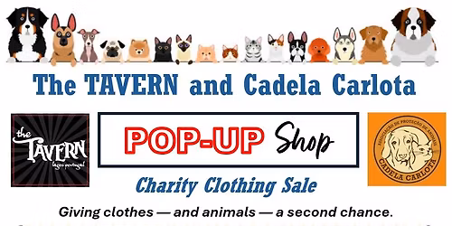 The TAVERN and Cadela Carlota Charity Pop-up Shop