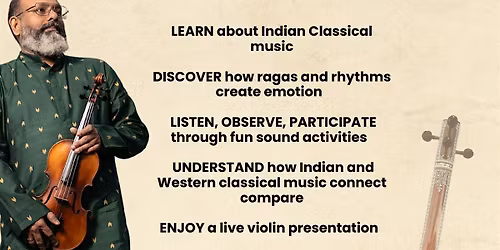ACROSS BORDERS: Indian classical music appreciation workshop