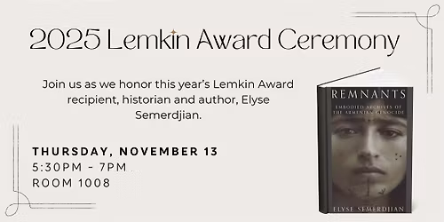 2025 Lemkin Award Ceremony