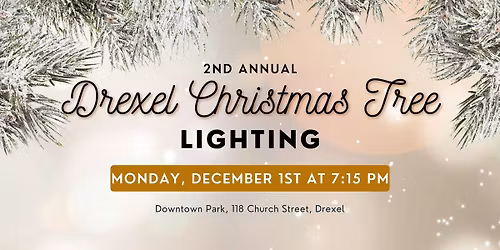 2nd Annual Drexel Christmas Tree Lighting