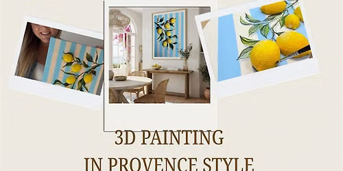 3D painting in Provence style