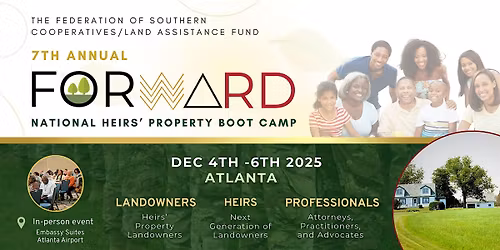 GA Non-Member Landowners FORWARD- National Heirs' Property Boot Camp