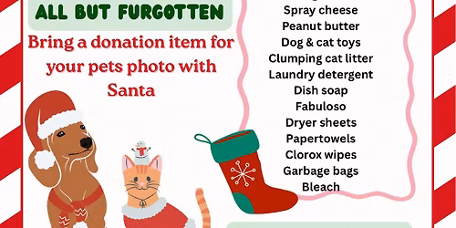 ABF Pet Photos with Santa