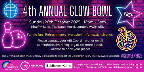 4th Annual GLOW BOWL: The Silverlining supports children with brain injury