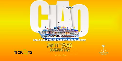 CIAO - Hello Carnival Breakfast Cooler Cruise
