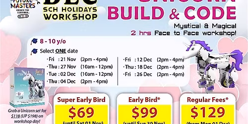 Future Masters Academy: December 2025 Unicorn Workshop