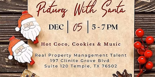 Pictures With Santa hosted by Real Property Management Talent