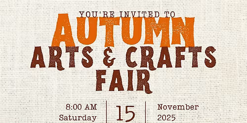 Autumn \/ Fall Arts and Crafts Fair!