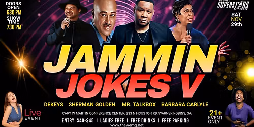 Jammin Jokes V Feat. Mr. Talkbox, Barbara Carlyle, Sherman Golden & Dekeys