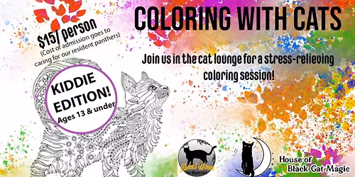 Coloring with Cats: KIDDIE EDITION!