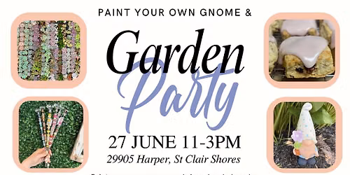 Garden Party: Paint Your Own Gnome