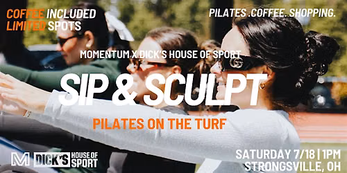 SIP & SCULPT- PILATES ON THE TURF